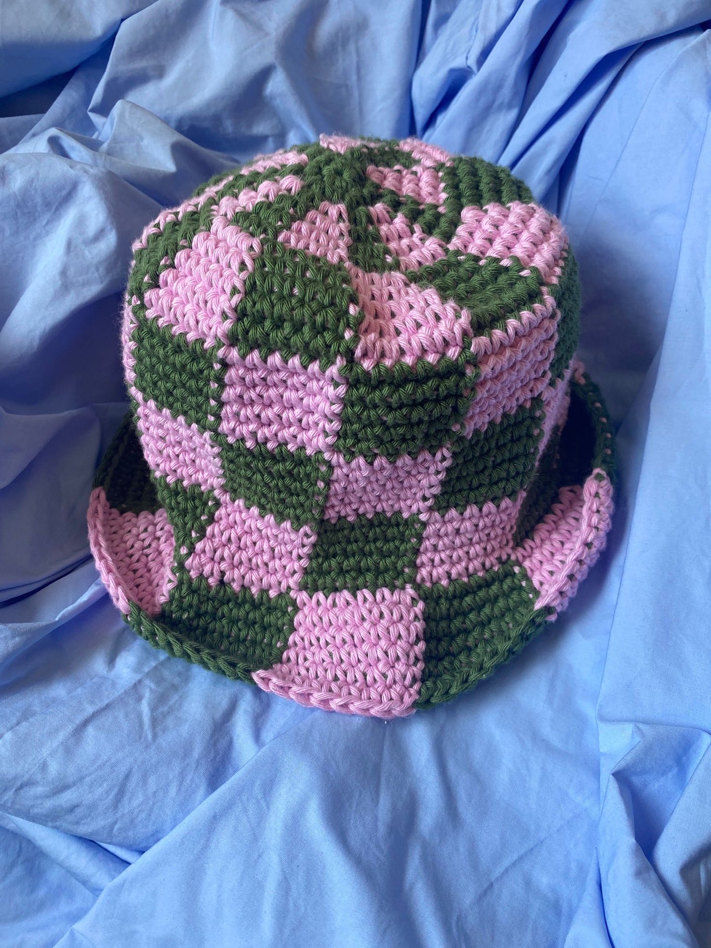 Cotton Bucket Hat - Checkered